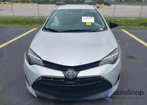 2017 Toyota Corolla L из США, поврежденный, VIN 2T1BURHE4HC791958